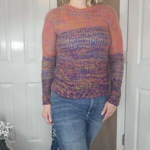 Forever 21 Chunky Knit Multicored Womens Small Sweater